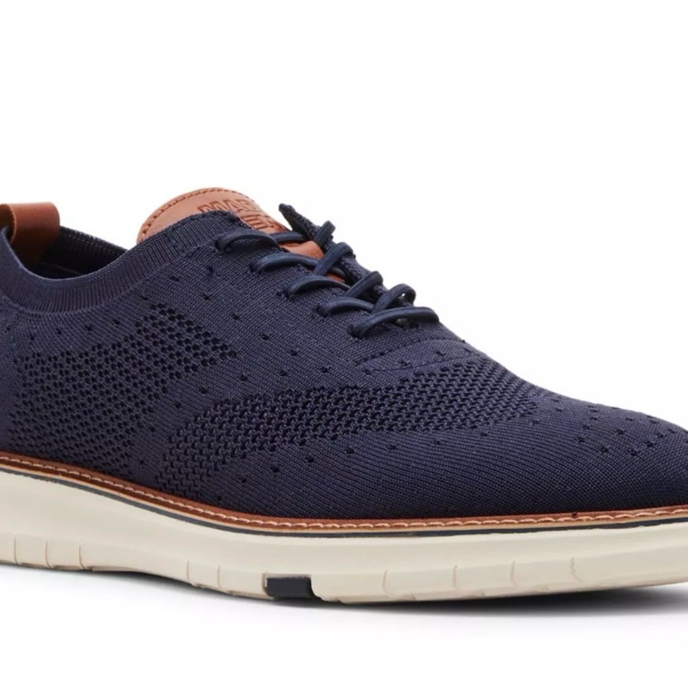 Madden Ortholite Men's Navy Knit Oxford Shoes